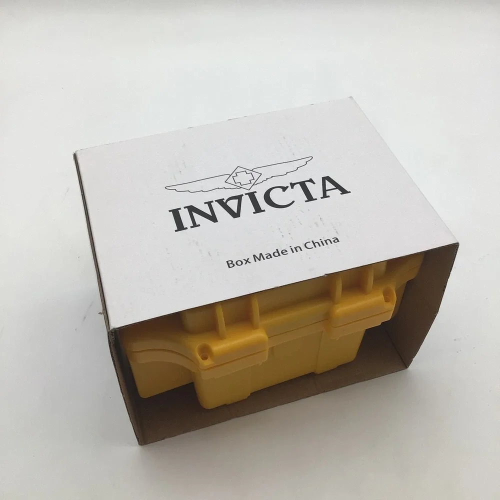 Invicta S1 Rally Diablo‎ Automatic Skeleton Watch Orange Strap Crystal Bezel NEW